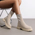 MODISCHE DAMENSTIEFEL MIT DICKER SOHLE UND HOHEM ABSATZ – TRENDSTIEFEL IN EXQUISITEM DESIGN